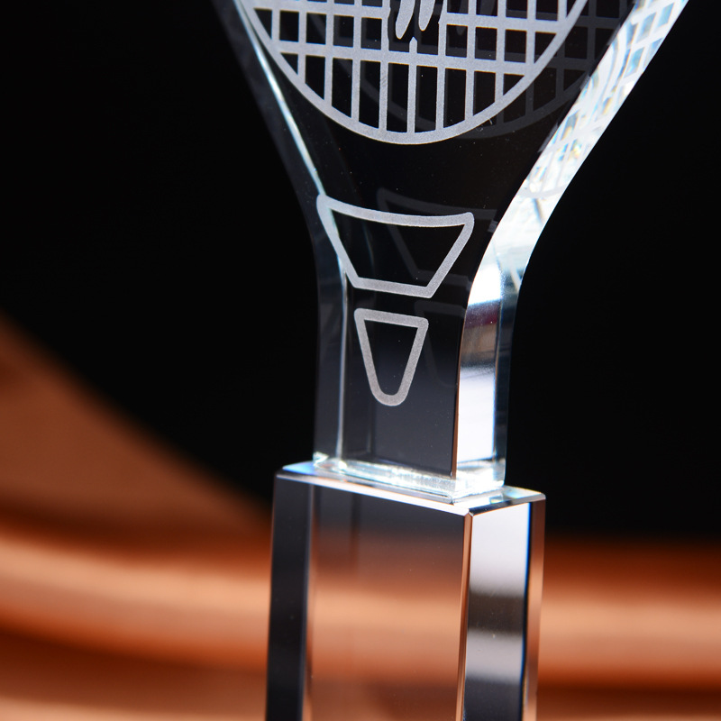 Trofeo di cristallo personaliz - Badminton Logo recensione e prezzo